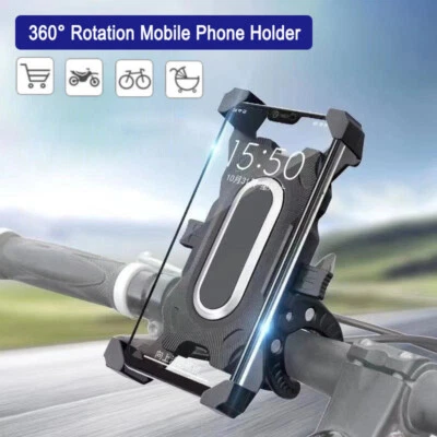 Universal Phone Holder Bike Bicycle golf cart handlebar Pram for iPhone Galaxy - Image 1 of 4