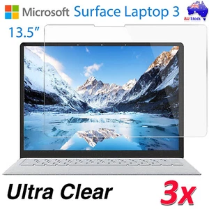 3x Premium Ultra Clear Screen Protector Film for Microsoft Surface Laptop 3 - Picture 1 of 4