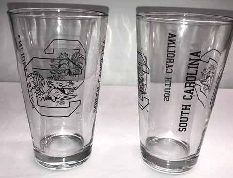 South Carolina Gamecocks 16 oz Pint Glass Set Cover