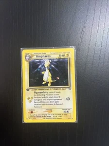 Pokémon TCG Ampharos Neo Genesis 1 Holo Unlimited Holo Rare - Picture 1 of 2