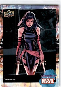 2024 Upper Deck Women of Marvel Psylocke #58 - Imagen 1 de 2