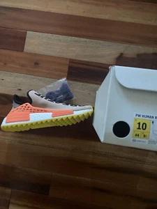 Adidas Pharrell nuovo di zecca Human Race nudo da uomo taglia 10 DS solo corde viola - Foto 1 di 6
