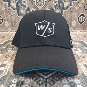 Wilson Staff Pro Tour D7 Golf Hat Breathable Black Adjustable Hook & Loop - Picture 1 of 10