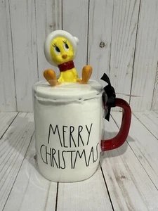 Weihnachten Tweety Vogel Rae Dunn Looney Tunes Weihnachten Urlaub Tasse Brandneu - Bild 1 von 5