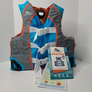 Stearns Boating Illusion Series Women's Large Blue Life Jacket New with Tags - Bild 1 von 12
