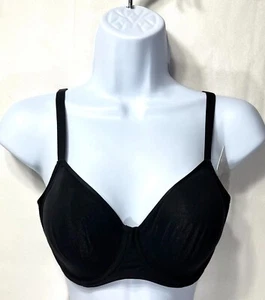 NWT b.tempt'd by Wacoal Women's 34D Cotton To A Tee Underwire Bra 951372 Black - Picture 1 of 9