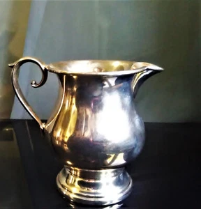 Milchkännchen versilbert Sheffield silverplate Brooklyn USA Amerika antik - Bild 1 von 14
