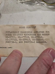 RCA 228516 MODEL 21RP809F REPLACEMENT TRANS AMPLIFIER SEE PICTURES ... - Picture 1 of 7