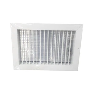 Single Deflection Side Wall Supply Register Grille 8" x 6" VMLME-WH8X6 - Picture 1 of 1