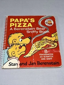 RARE Papa's Pizza : A Berenstain Bear Sniffy Book by Stan & Jan Berenstain - Picture 1 of 18