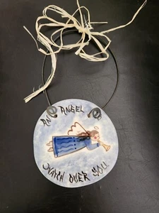 An Angel To Watch Over You Clayton Dickson Ceramic Wall Hanging Ornament - Picture 1 of 3