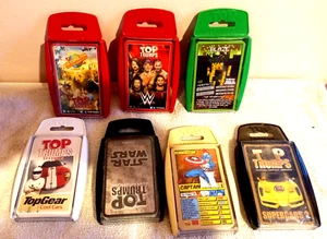Top Trumps Konvolut x7 Packungen Kartenspiel Wrestler Minecraft Supercars Starwars - Bild 1 von 2