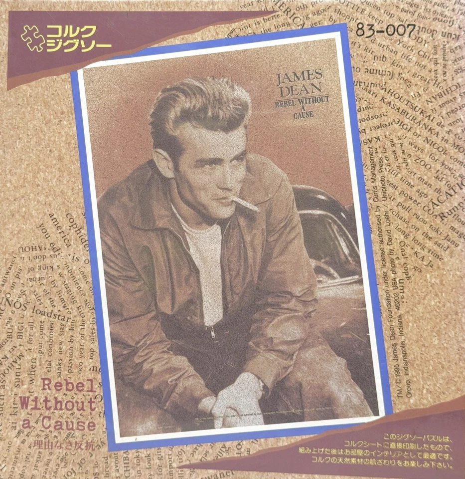 Rompecabezas de corcho James Dean Rebelde sin causa 300 piezas BEVERLY sellado Foto 1 de 4