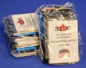 3X 2004 NATIONAL TRADING CARD DAY SEALED 5-PACK FLEER TOPPS UPPER DECK - Picture 1 of 4