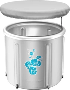 Ice Bath Tub for Athletes - Heavy Duty Cold Water Therapy Plunge Tub Pod 90Gal - Picture 1 of 6
