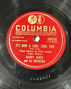 Jazz 78 Harry James It’s Been a Long, Long Time Columbia 36838 Avengers - Picture 1 of 12