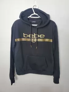 Bebe Sports Damen schwarz & gold Hoodies Größe Small - Bild 1 von 6