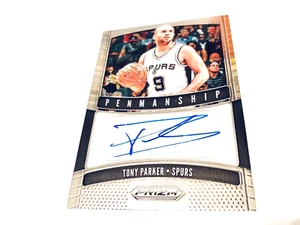 Tony Parker 2020 Panini Prizm Penmanship Silver Autograph #PM-TPK Spurs - Bild 1 von 2