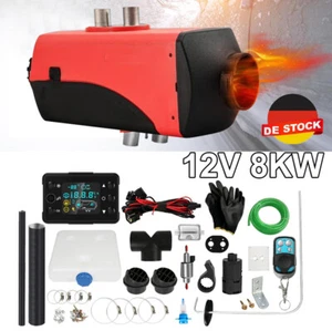 8KW 12V DIESEL AUTO HEIZUNG STANDHEIZUNG LUFTHEIZUNG AIR HEATER LCD PKW LKW BES - Bild 1 von 17