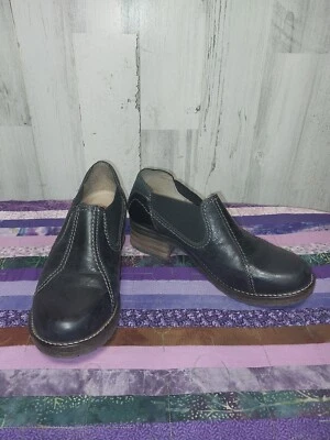 Dromedaris Women Shoe Kai Size 7.5M EUR 38 Black Slip On Leather Bootie  - Image 1 of 4