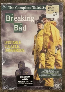 Breaking Bad Complete Season 3 - 4 Disk Set DVD Sealed - Imagen 1 de 3