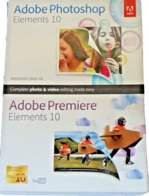 Adobe Photoshop Elements 10 with Adobe Premiere Elements 10 (PC/MAC) DVD-ROM - Image 1 of 4