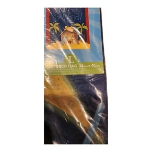 Christmas Holiday Rain or Shine Large Porch Flag  Joy to the World 28x40 Large - Picture 1 of 6