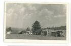 Rppc Unidentified Primitive Rustic Camp Cabins New England? Real Photo Postcard
