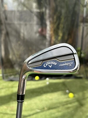 Callaway Paradym X 7 Iron HZRDUS Silver 65g 5.5 Graphite Excellent - Demo - LH - Image 1 of 4