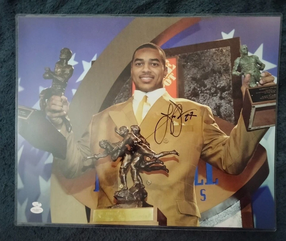 Larry Johnson #27 Penn State Kansas City Chiefs Autographed 16x20 Photo JSA - Imagem 1 de 1