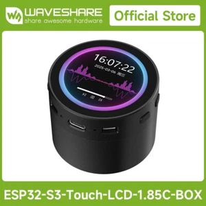 Waveshare ESP32-S3 1.85inch Round LCD Development Board, 360×360 Supports Wi-Fi - Picture 1 of 23