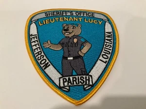 Lieutenant Lucy Bear Patch Jeferson Parish Sheriff State Louisiana LA - Bild 1 von 1