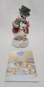 MOMENTI PREZIOSI ORNAMENTO PUPAZZO DI NEVE E UCCELLINO WATERGLOBE 141114 - Foto 1 di 10