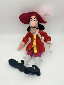 Disney Captain Hook Puppe Plüsch Peter Pan Figur Bösewicht Red Store exklusiv 20 Zoll - Bild 1 von 11