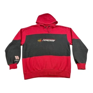 Budweiser Racing Hoodie Mens Large NASCAR Dale Earnhardt Jr Chase Authentics Pul - Picture 1 of 5