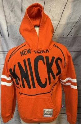 New York Knicks Mitchell & Ness NIÑOS NBA SUDADERA CON CAPUCHA naranja - XL 18/20 Foto 1 de 4
