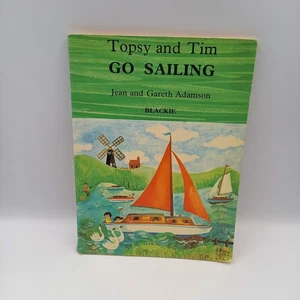 Topsy and Tim Go Sailing Book - First Edition 1974 Blackie - Picture 1 of 11