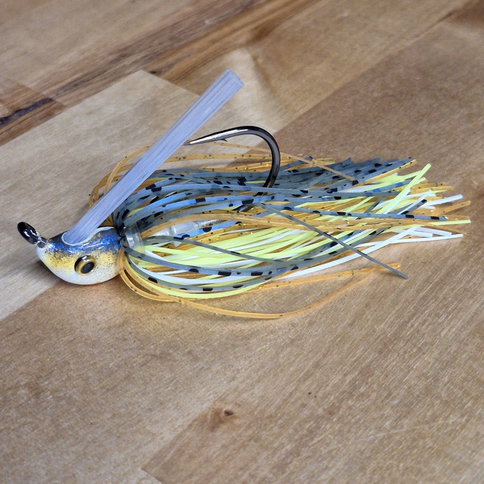 D3S BAITS Bass Fishing Swim Jigs Weedless 1/4 oz - 1/2 oz 16 colors 3D eyes Mustad Hooks