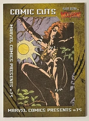 MARVEL COMIC CUT - 2022 - FLEER ULTRA WOLVERINE - CC-MCP75 - 39/50 - MCP #75 - Image 1 of 4