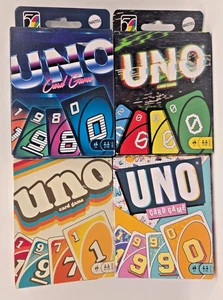 UNO 50th Anniversary Retro Series Sets 4 Decades Card Games Series 1-4 - Picture 1 of 3