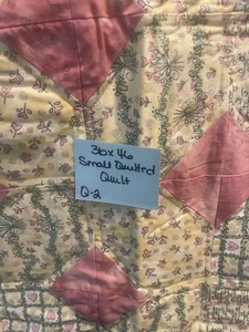 COLCHA DE PATCHWORK HECHA A MANO 36X46 POR GEORGIA NORRIS - Imagen 1 de 4