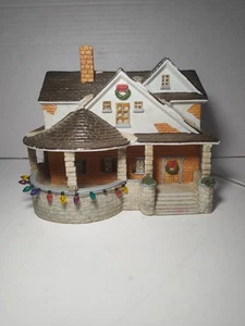 Lemax Plymouth Corners Porcelain Christmas Village Lighted House Rare 1993 READ - Picture 1 of 7