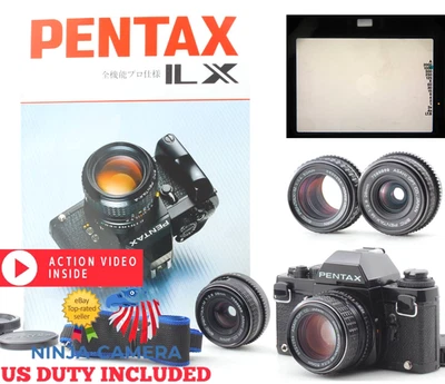 ⏯ 2 lentes [casi como nuevo+++] Cuerpo de cámara fotográfica Pentax LX M 50 mm f/1,4 28 mm f/2,8 JAPÓN Foto 1 de 4