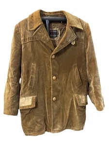 VTG Sears The Country Coat Corduroy Jacket Men’s Wool Lined Suede Accents - Picture 1 of 18