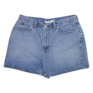 TOMMY HILFIGER Womens Denim Shorts Blue M W32 - Picture 1 of 6