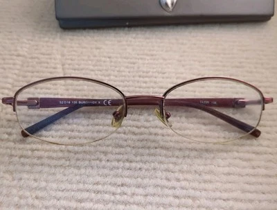 Carolee CL 720 135 Burgundy FRAMES ONLY, W/ Heart Case - Image 1 of 4