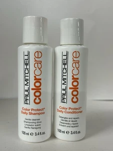 Paul Mitchell Color Care Protect Daily Shampoo & Conditioner 3.4 oz Travel Set - Picture 1 of 2