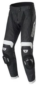 Cortech Revo Sport Womens Leather Motorcycle Pants Black/White - Picture 1 of 2
