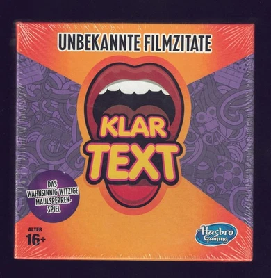 KLARTEXT: UNBEKANNTE FILMZITATE ERWEITERUNG : OVP/Mint : Eingeschweißt - Bild 1 von 2