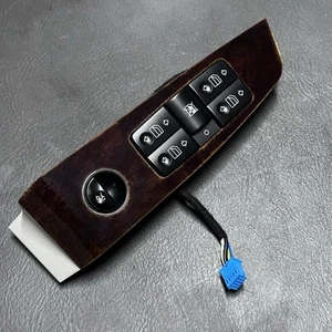 03-06 Mercedes W220 S500 S600 Driver Master Window Switch 2208213279 OEM Wood - Picture 1 of 14
